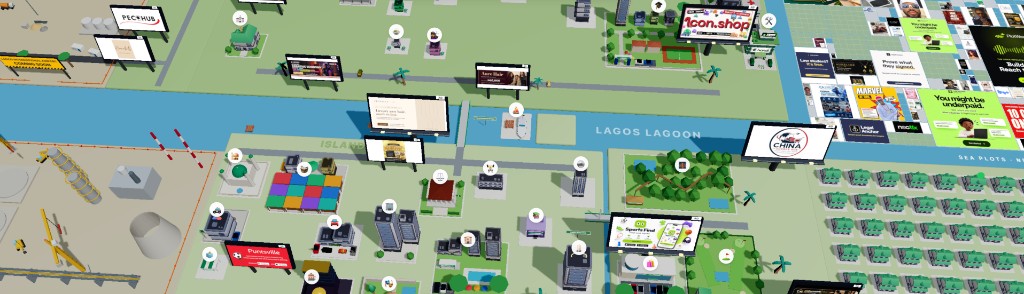 Official Lagos Life city map — Lagos Lagoon, Island and Sea Plots